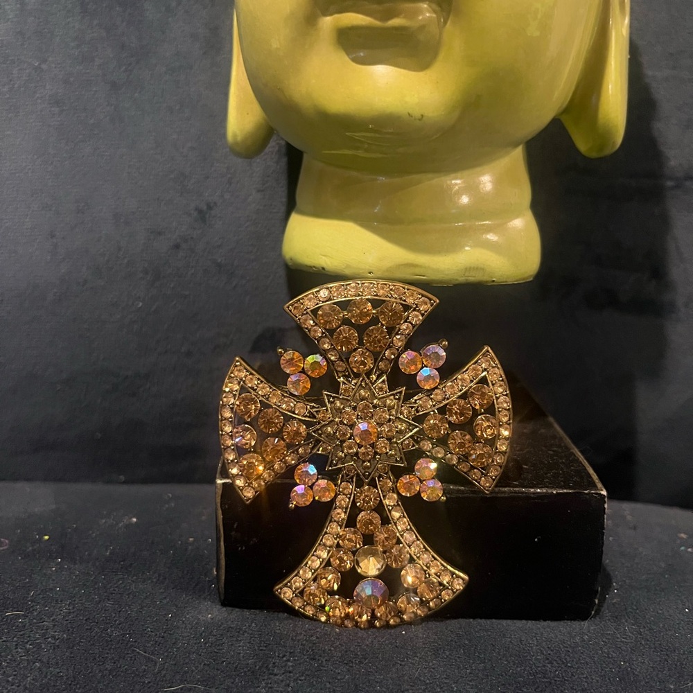 Elegant Gold Cross Accent by [Brand]